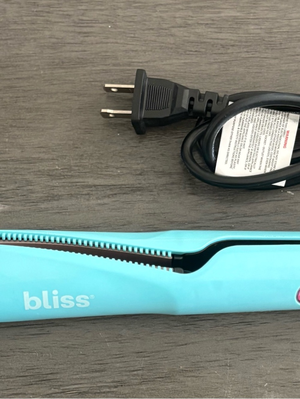 Bliss 2-in1 Turquoise Styling Straightener and Curling Iron